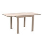 Voir la diapositive 1 : Paris Prix Table de Jardin Extensible  Ornela  80-160cm Naturel