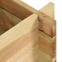 Voir la diapositive 4 : VIDAXL Jardiniere surelevee de legumes Bois de pin impregne 120 cm