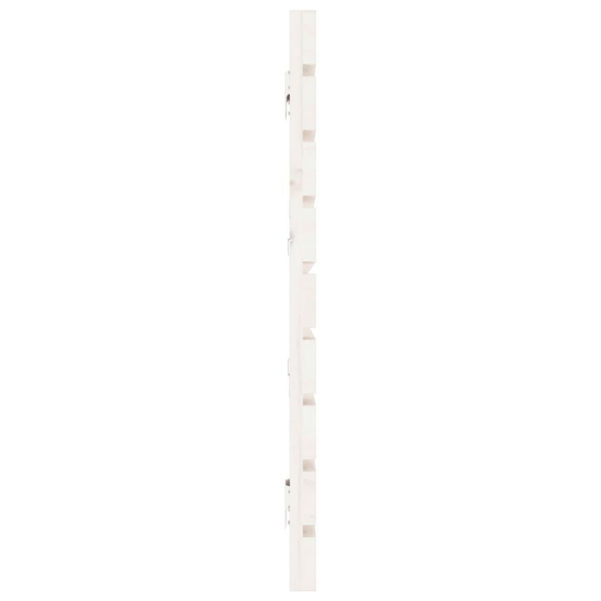 VIDAXL Tete de lit murale Blanc 166x3x63 cm Bois massif de pin