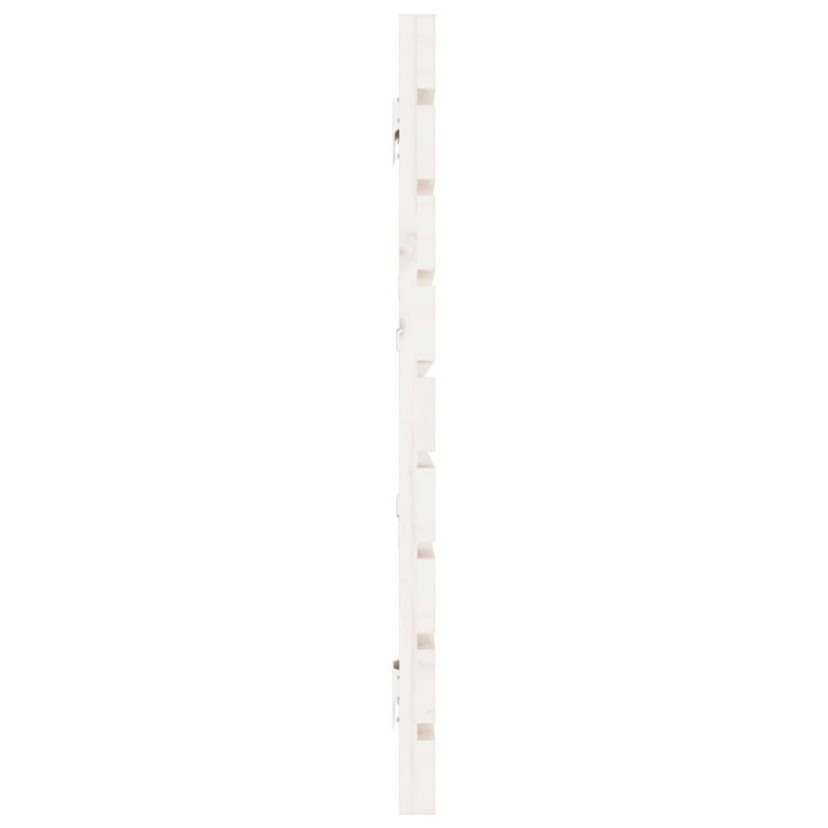 VIDAXL Tete de lit murale Blanc 166x3x63 cm Bois massif de pin