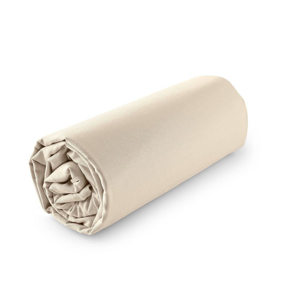 ACTUEL Drap housse uni en coton 57 fils - collection permanente