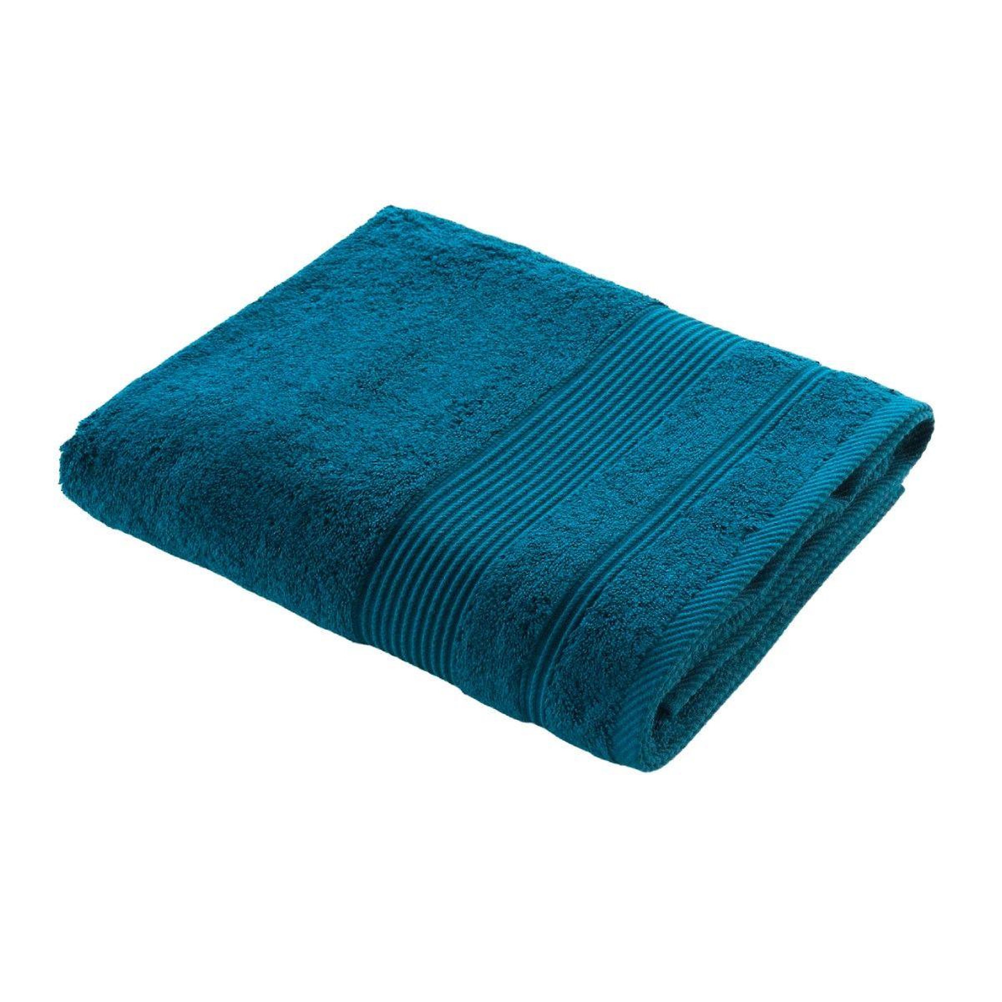 Douceur d'Intérieur Drap de bain  tendresse  90x150cm saphir