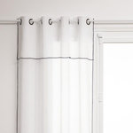 ATMOSPHERA Rideau Voilage à Oeillets  Fred  140x240cm Blanc