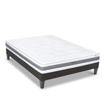 HYPSOM HYPSOM | Ensemble SUBLIME | Matelas Mémoire de forme + Sommier Bois. Coloris disponibles : Blanc