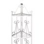 Voir la diapositive 3 : VIDAXL Etagere d'angle pour plantes en blanc