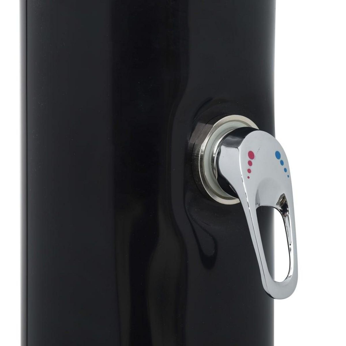 VIDAXL Douche solaire Noir 214 cm 20 L