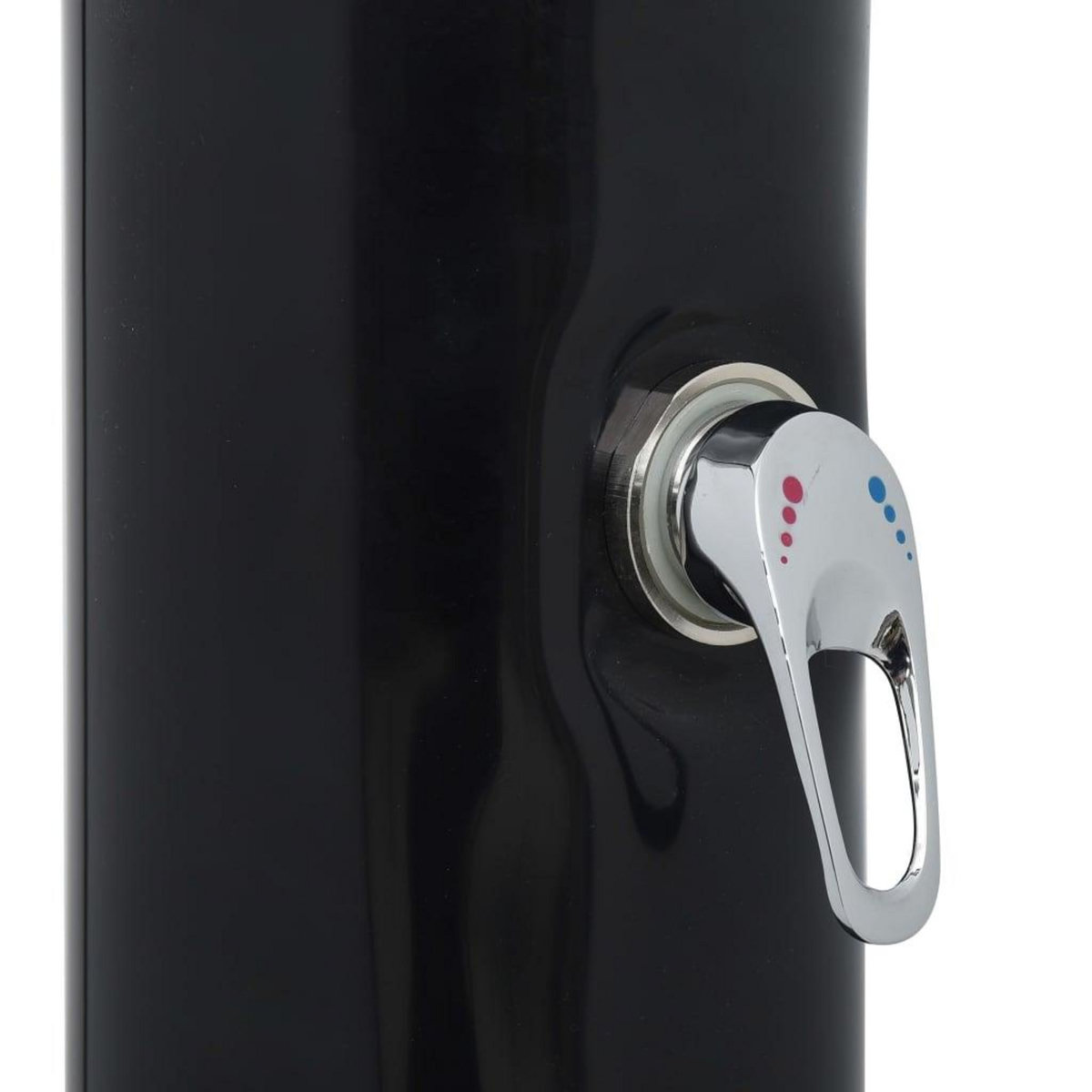 VIDAXL Douche solaire Noir 214 cm 20 L