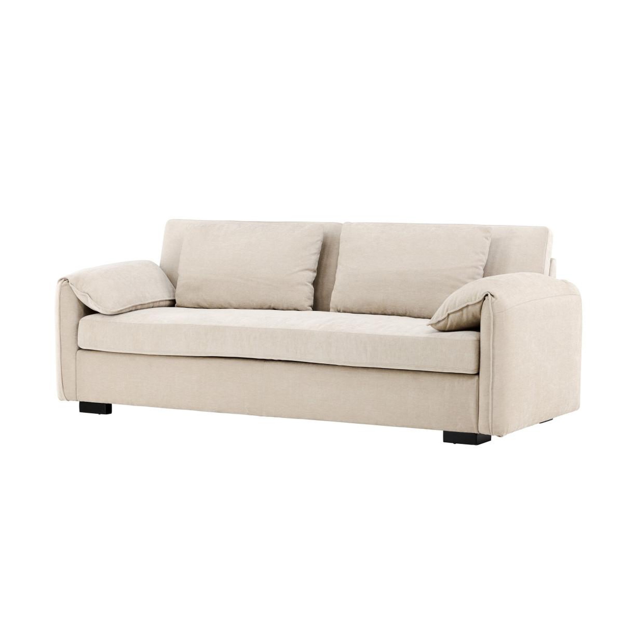 Voir la diapositive 3 : Paris Prix Canapé droit 3 places  malva  230cm beige