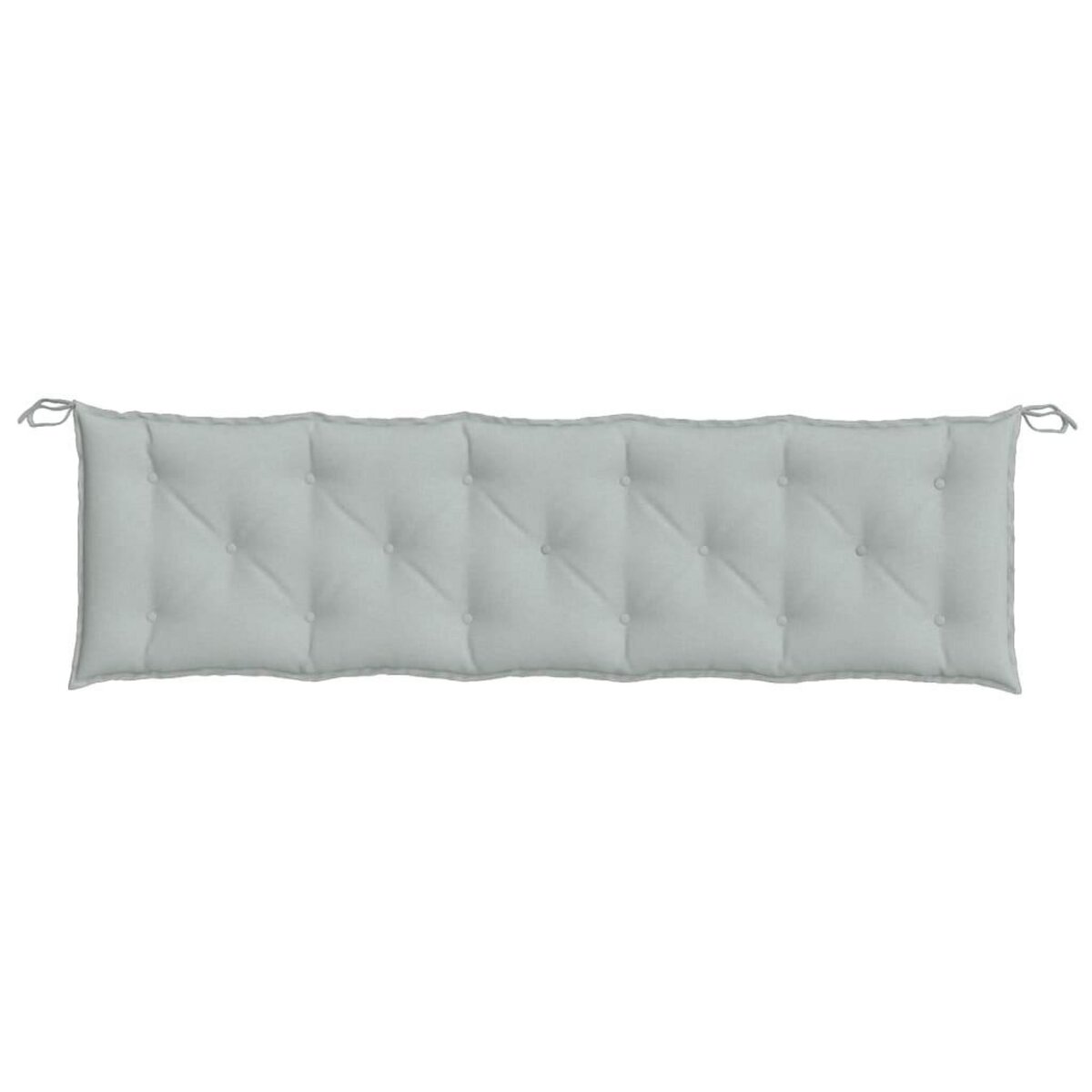 VIDAXL Coussin de banc de jardin gris clair melange 180x50x7 cm tissu