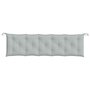 Voir la diapositive 4 : VIDAXL Coussin de banc de jardin gris clair melange 180x50x7 cm tissu