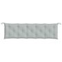 Voir la diapositive 4 : VIDAXL Coussin de banc de jardin gris clair melange 180x50x7 cm tissu