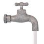 Voir la diapositive 4 : VIDAXL Fontaine avec robinet et seaux Polyresine
