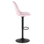 Voir la diapositive 3 : Paris Prix Tabouret de Bar Design  Terano  123cm Rose