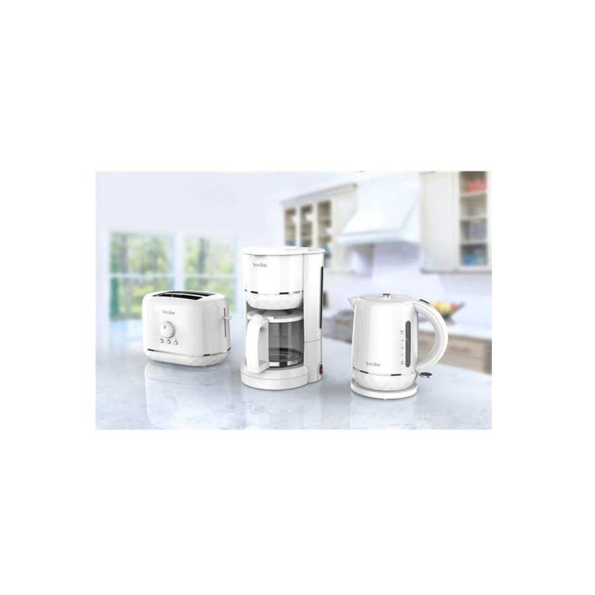 Terraillon Grille-pain 2 fentes 870w blanc - 15352