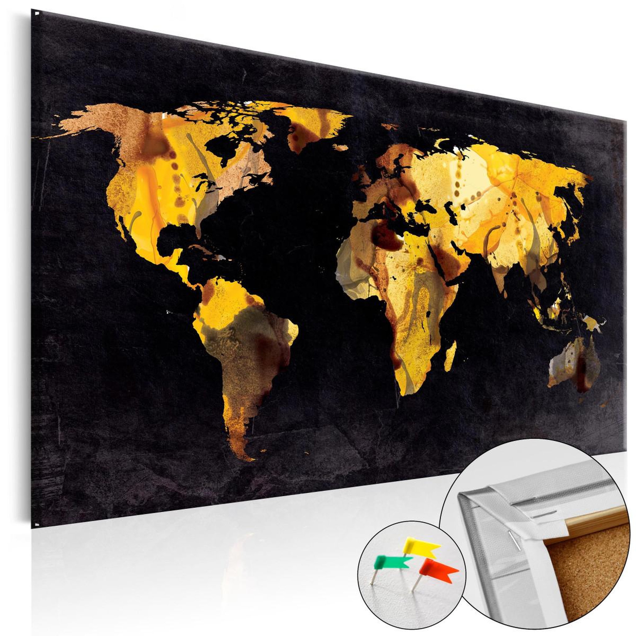 Voir la diapositive 1 : Paris Prix Tableau en Liège  Carte du Monde - if the World Were a Desert...