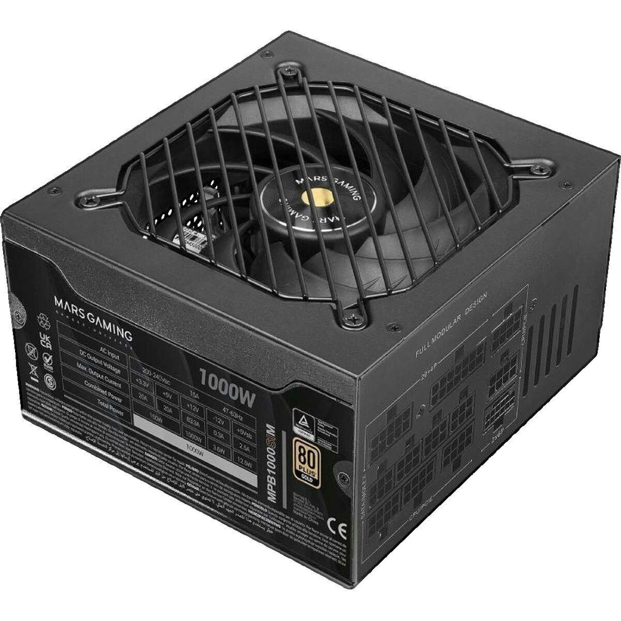 Mars Gaming Alimentation Mars Gaming MPB1000SIM 1000W FULL modulaire