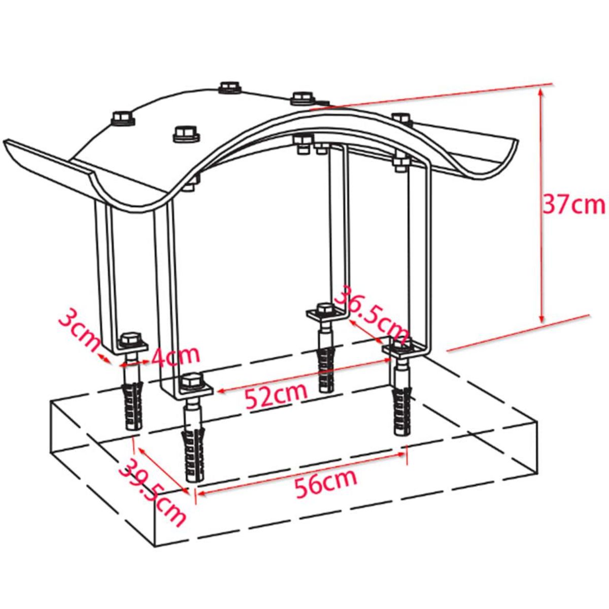 VIDAXL Capot de cheminee Acier inoxydable Argente