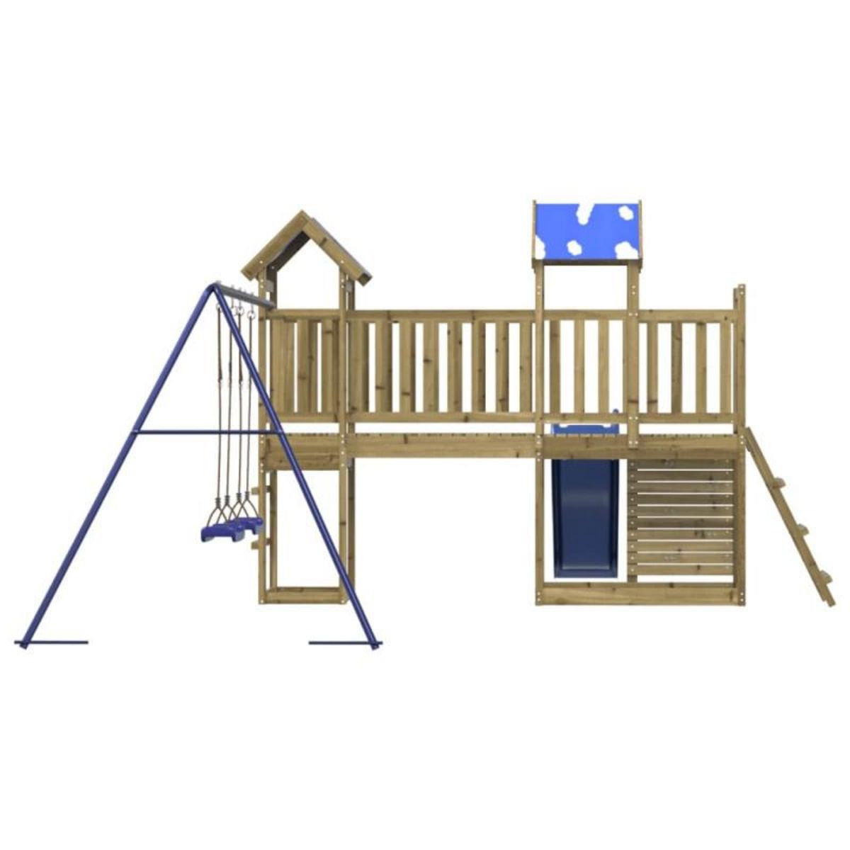 VIDAXL Aire de jeux d extérieur bois de pin imprégné