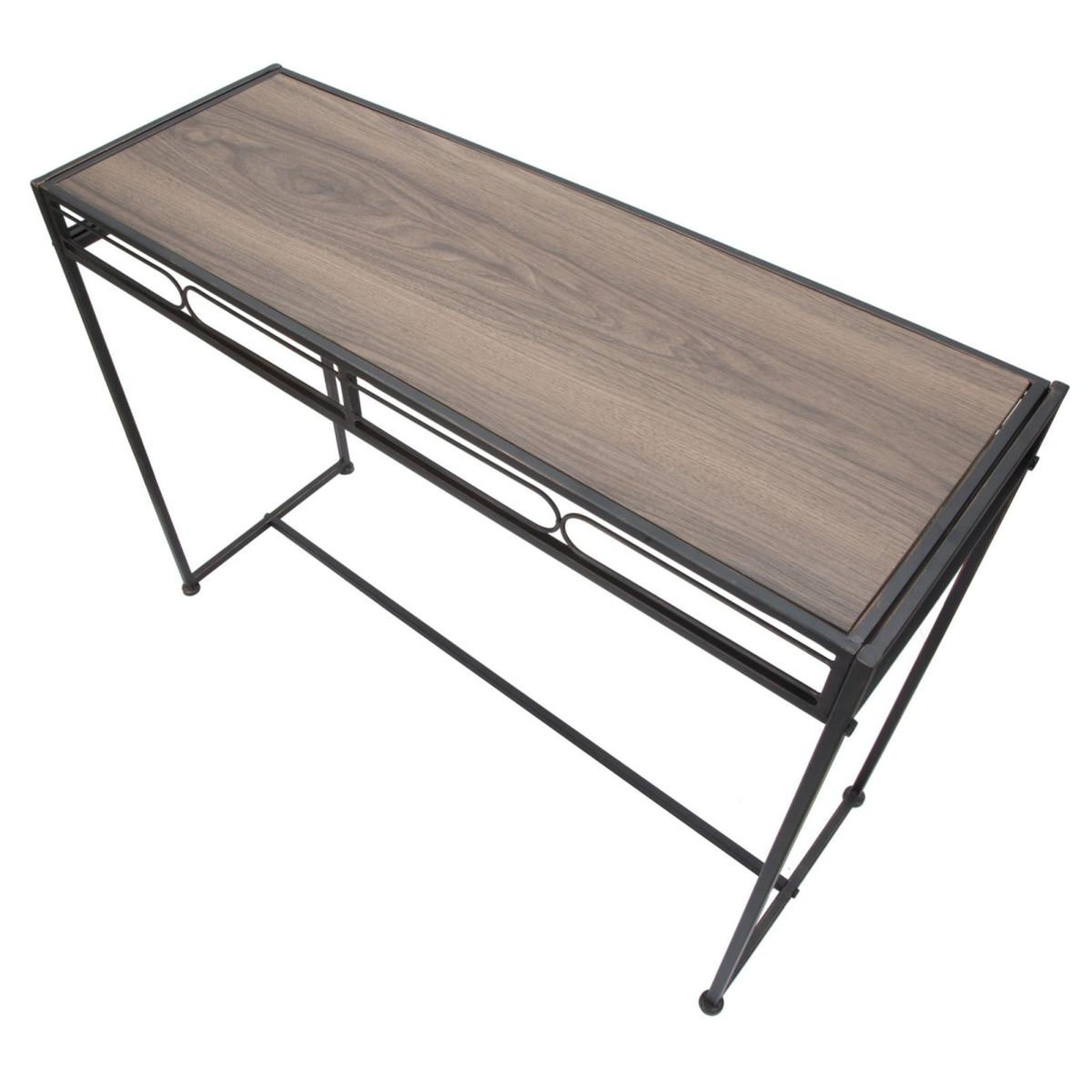 Voir la diapositive 4 : Paris Prix Console design  essential  110cm naturel & noir