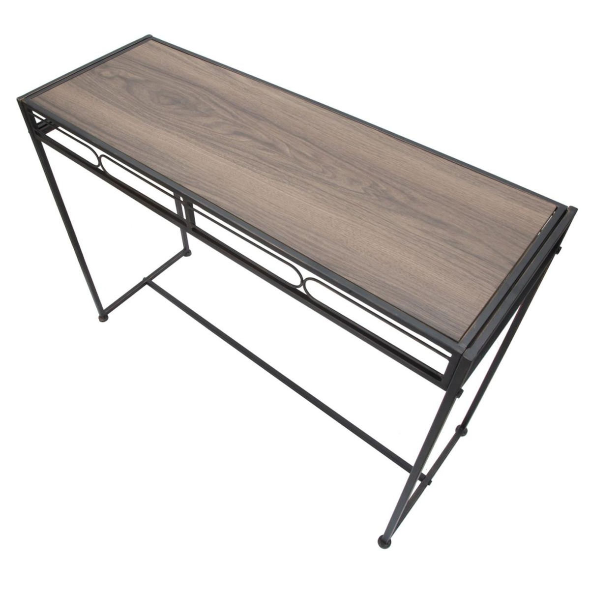 Paris Prix Console Design  Essential  110cm Naturel & Noir