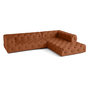 Voir la diapositive 4 : LISA DESIGN Gallata - canapé chesterfield d'angle droit - 5 places - en velours