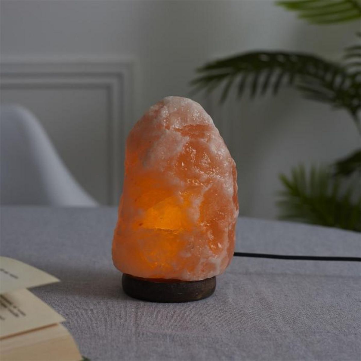 Paris Prix Lampe de Sel à Poser  Pierre  17cm Rose