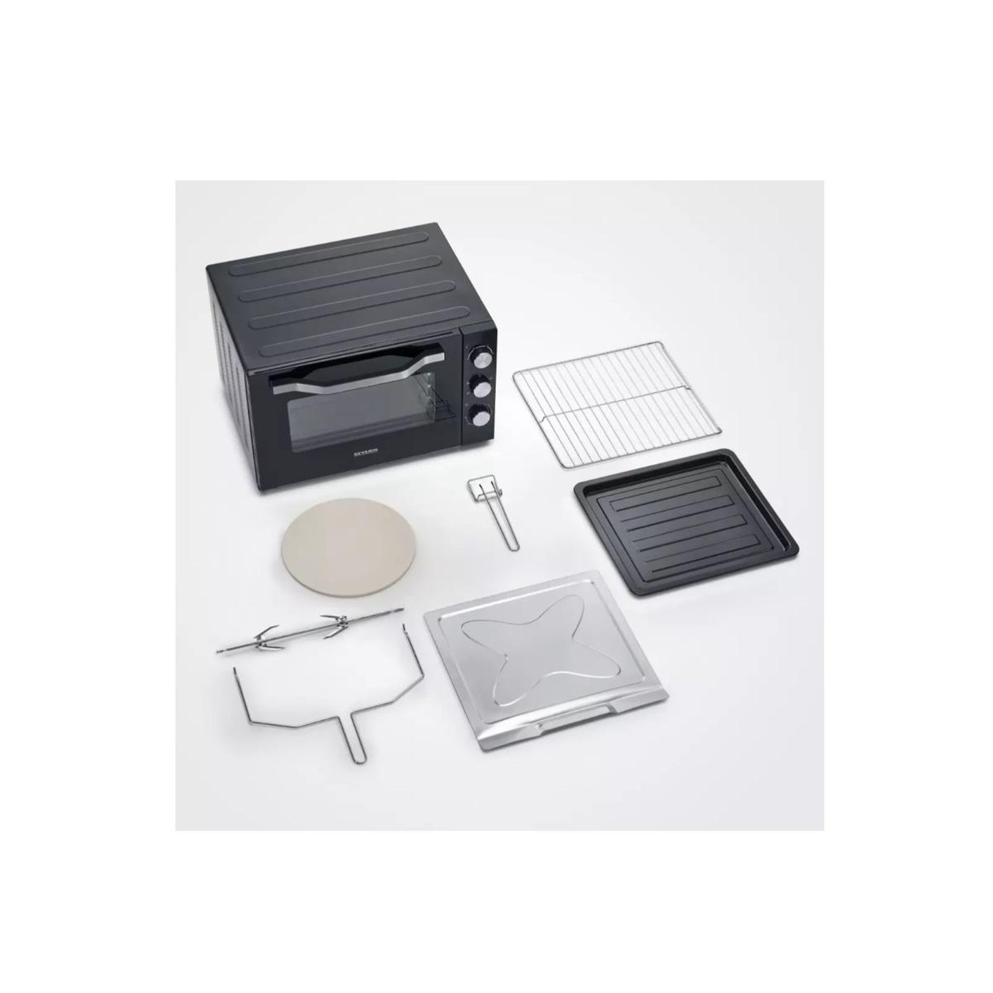 Voir la diapositive 4 : SEVERIN Four multifonction 60l 2200w noir - TO2073
