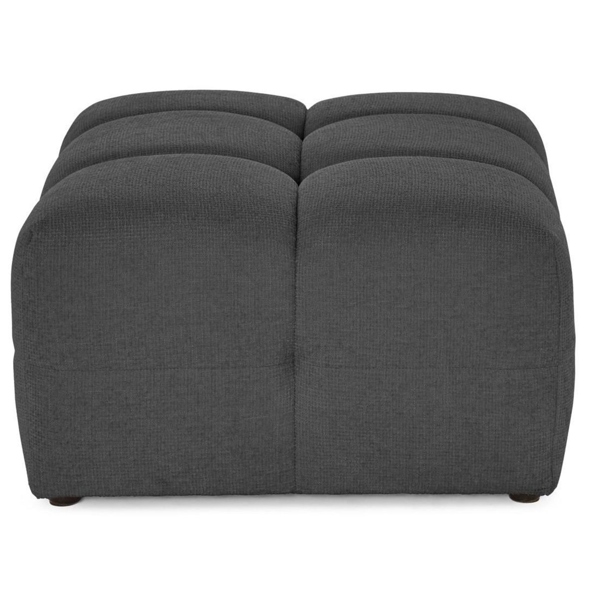 LISA DESIGN Suzano - pouf en tissu texturé