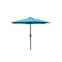 Voir la diapositive 1 : CONCEPT USINE Parasol droit rond led diamètre 2,7 m bleu AMALFI