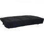 Voir la diapositive 5 : MARKET24 Banquette clic clac 3 places - tissu Noir - Style contemporain - L 193 x P 92 cm - LENA