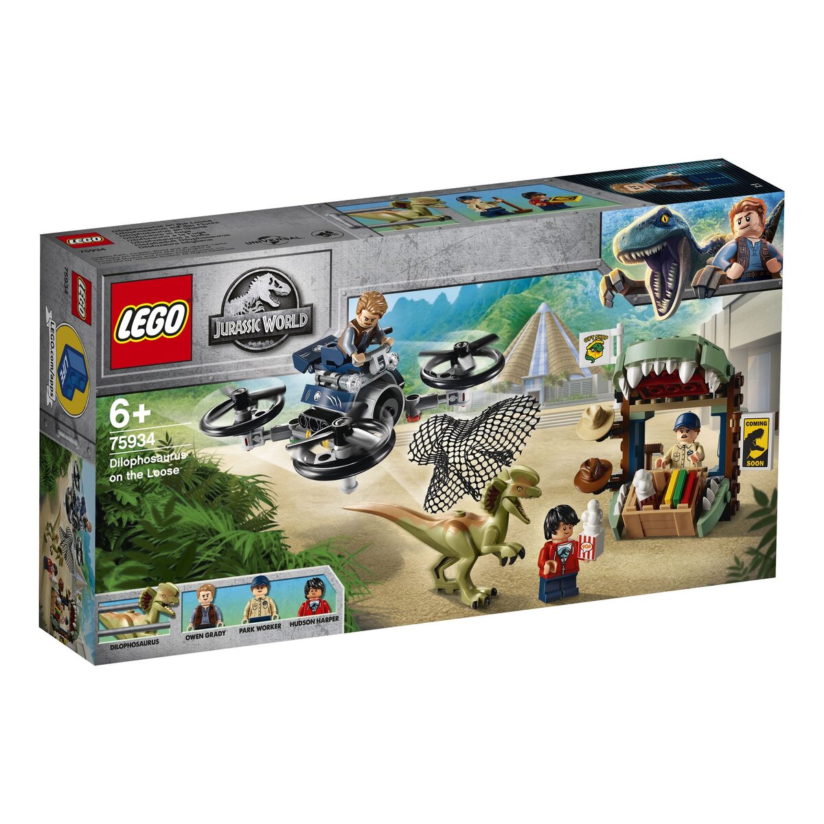 LEGO Jurassic World 75934 - Dilophosaure en liberté