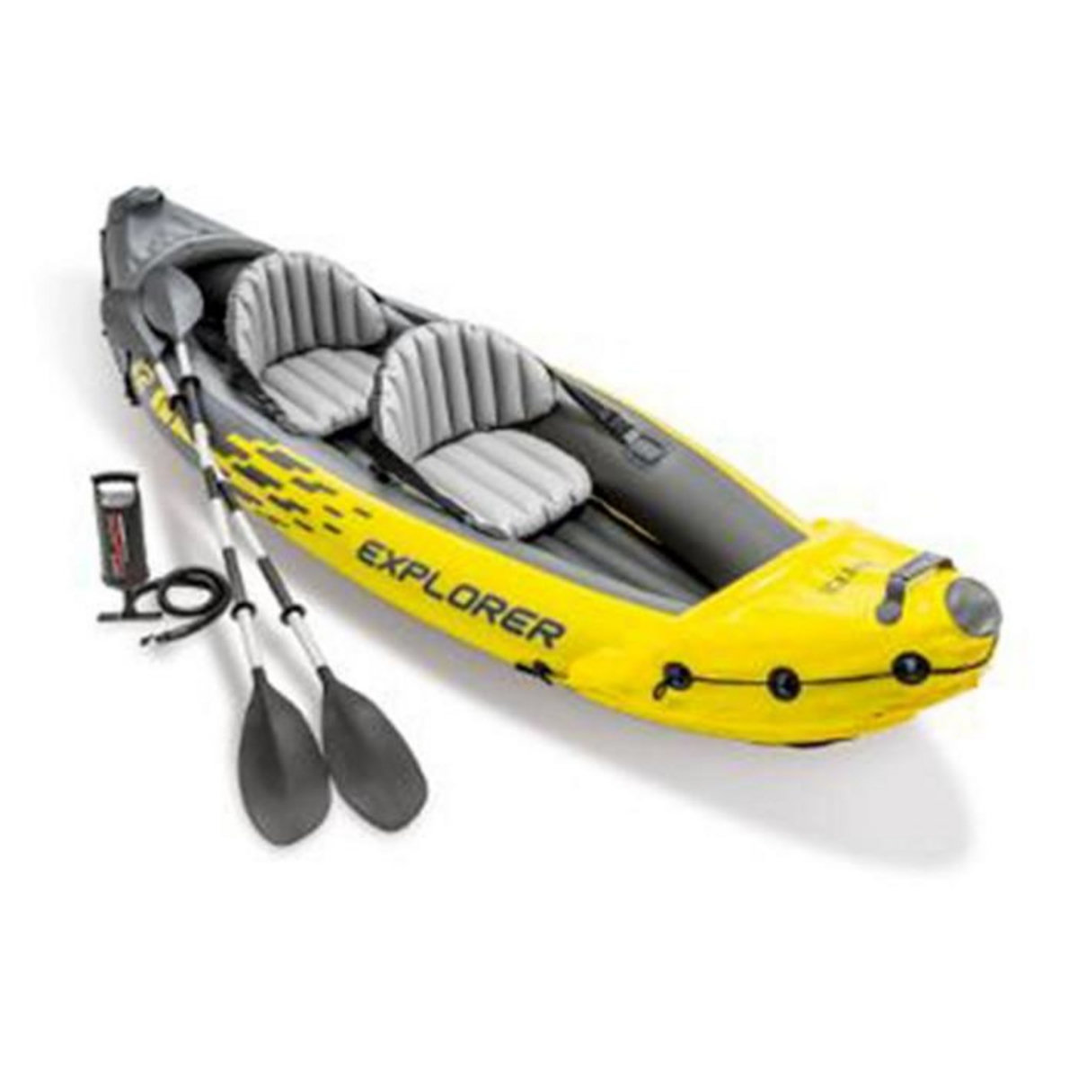 INTEX Canoë 2 Places  Explorer K2  312cm Jaune & Bleu