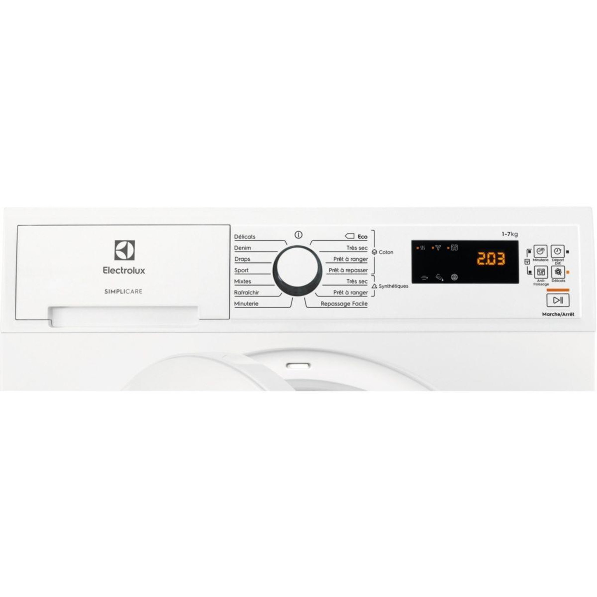Voir la diapositive 2 : ELECTROLUX Sèche linge à condensation EW6C4723SC