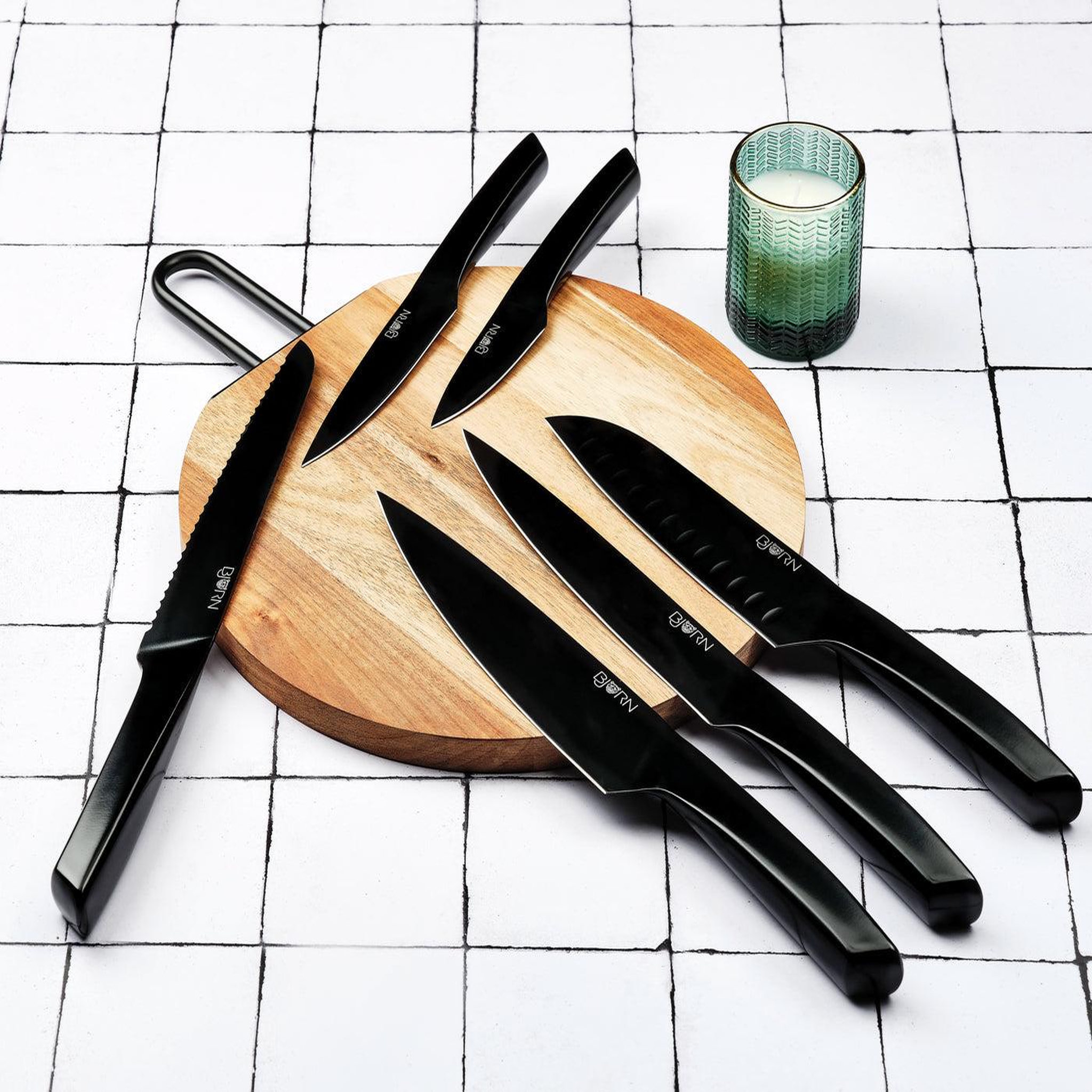 Voir la diapositive 4 : BJORN Couteaux de cuisine jensen - 6 pièces