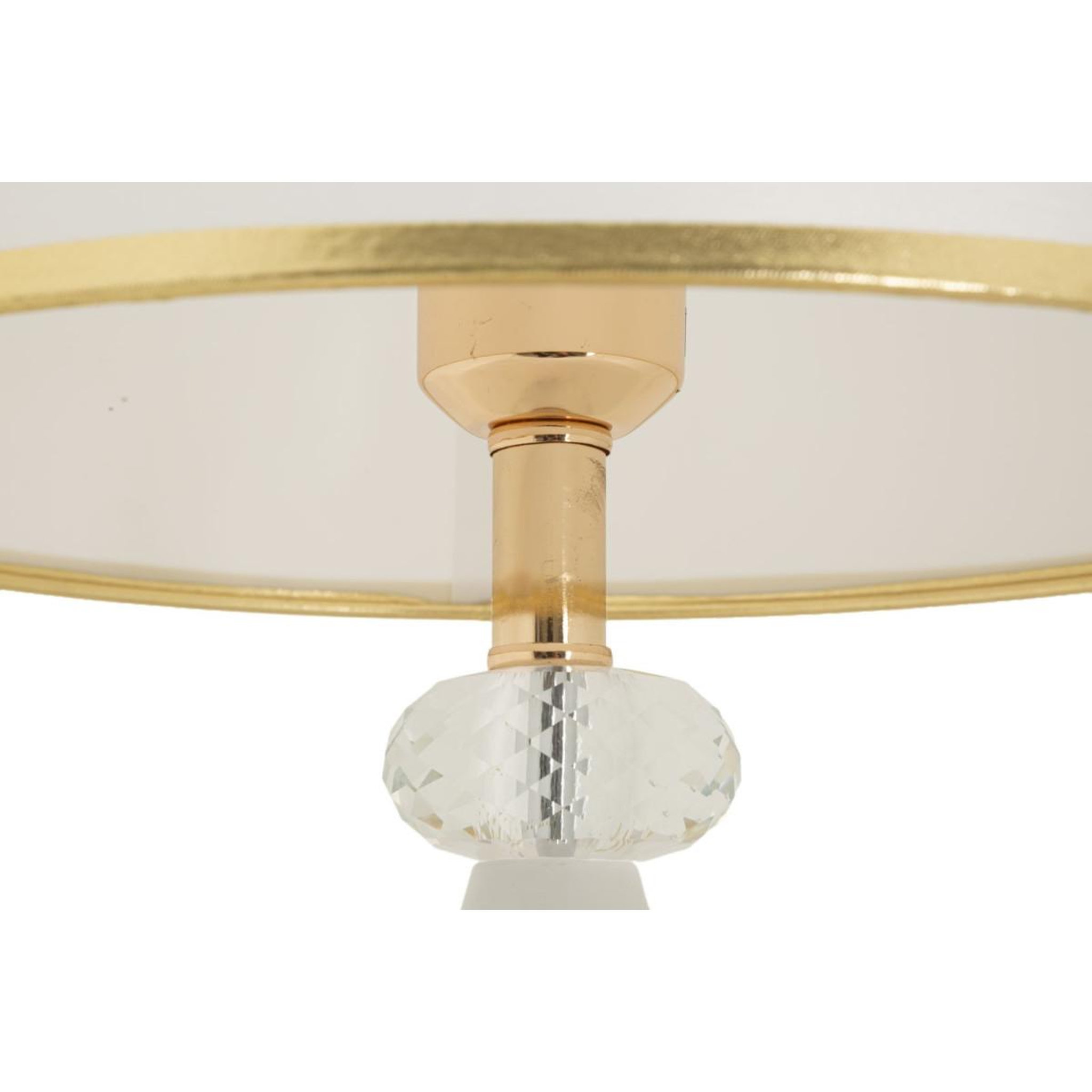 Voir la diapositive 4 : Paris Prix Lampe à poser  gipsy  52cm or & blanc