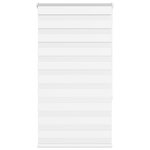 VIDAXL Store zebre blanc 85x150 cm largeur du tissu 80,9 cm polyester