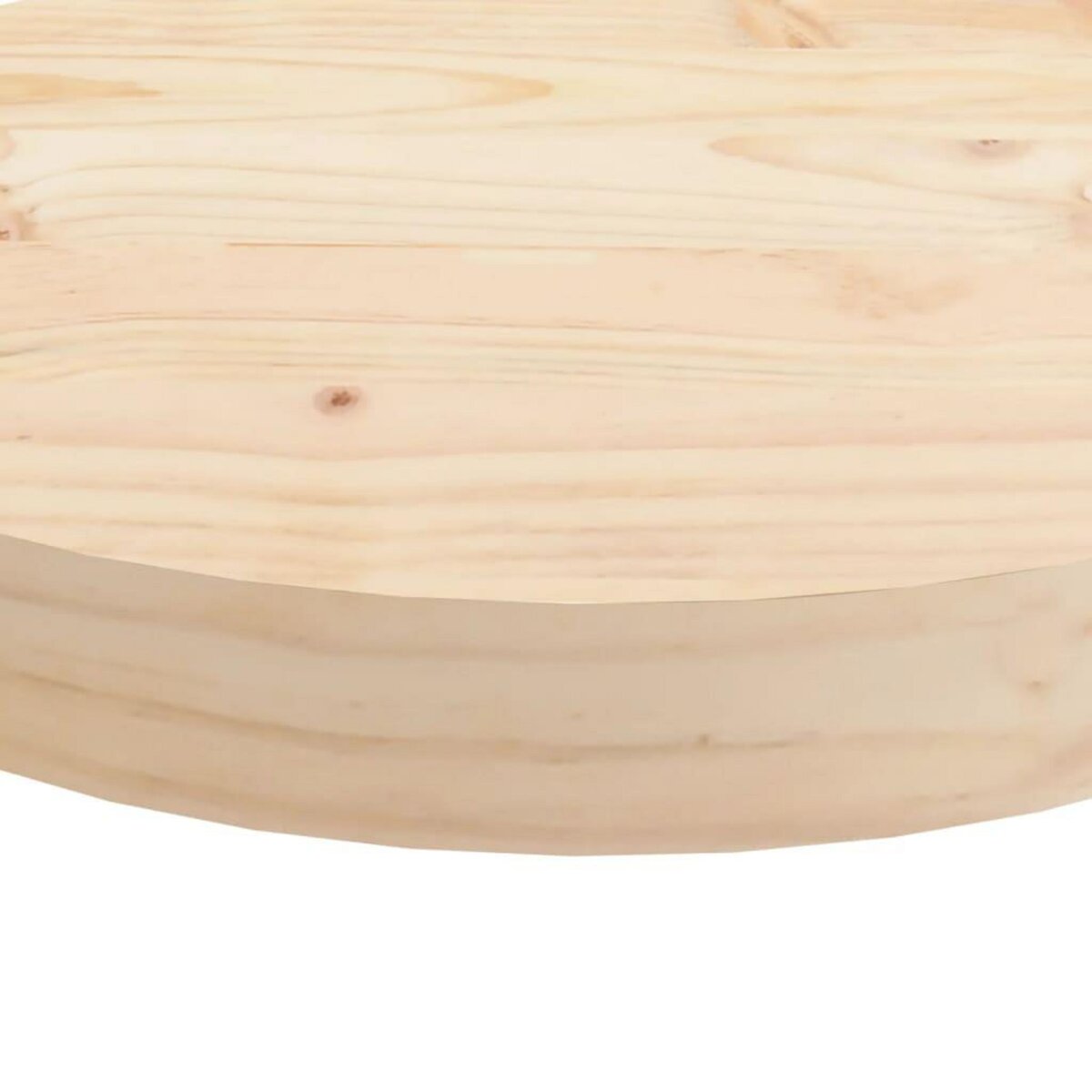VIDAXL Dessus de table rond Ø30x3 cm bois de pin massif