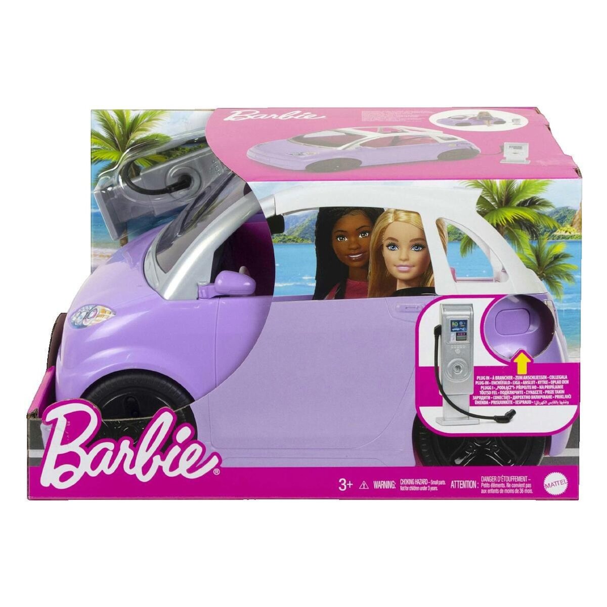 MATTEL Jouet Véhicule Électrique 2 en 1 Barbie violet