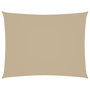 Voir la diapositive 2 : VIDAXL Voile de parasol tissu oxford rectangulaire 3,5x5 m beige