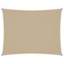 Voir la diapositive 2 : VIDAXL Voile de parasol tissu oxford rectangulaire 3,5x5 m beige
