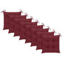 Voir la diapositive 5 : VIDAXL Chaises de jardin et coussins lot de 8 Bois acacia solide Gris