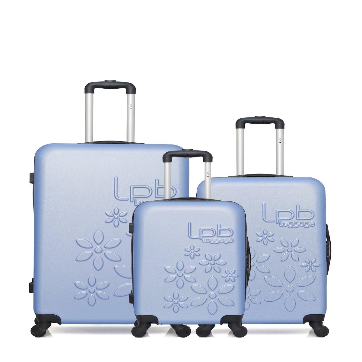 LES P'TITES BOMBES LPB LPB LUGGAGE - Lot de 3 - Valises grand format, weekend et cabine ELEONOR