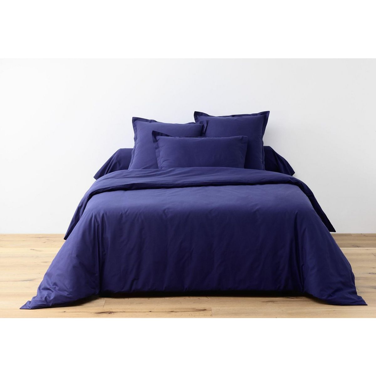 ATELIER DU COTON Parure de drap et drap housse coton 57fils uni