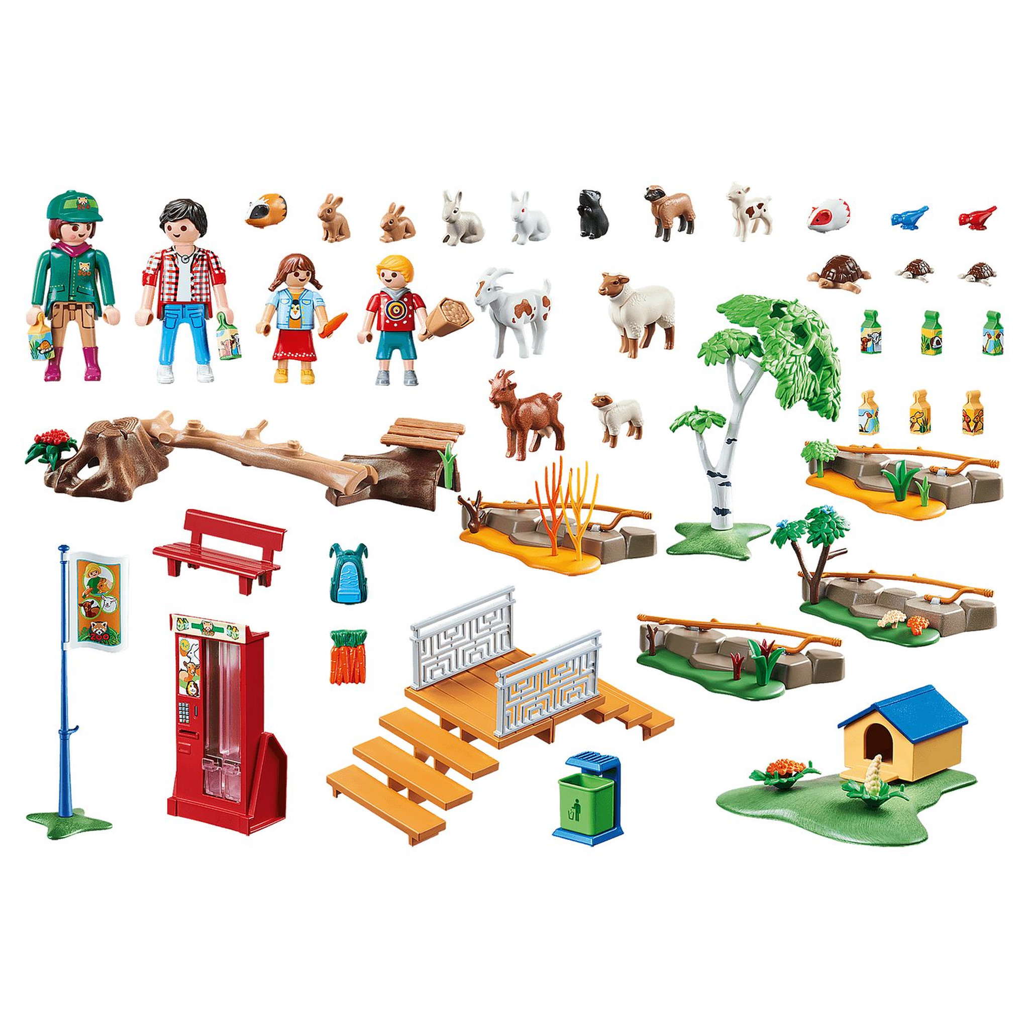 Voir la diapositive 2 : PLAYMOBIL 70342 - Family Fun - Jardin Animalier