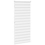 Voir la diapositive 4 : VIDAXL Store zebre blanc 95x200 cm largeur du tissu 90,9 cm polyester