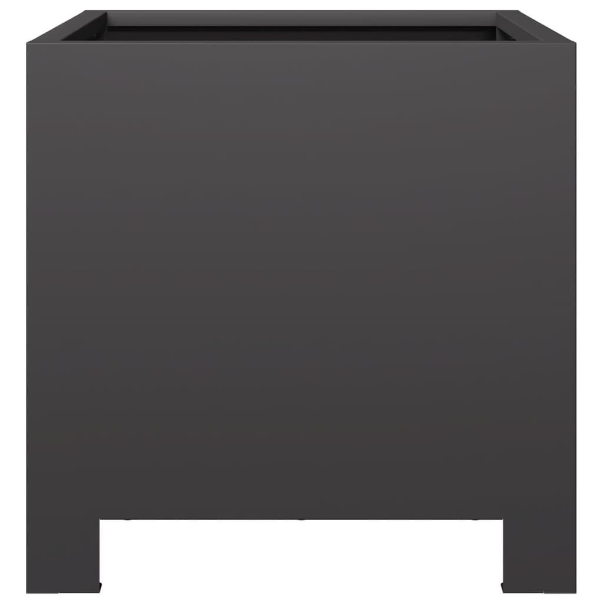 Voir la diapositive 4 : VIDAXL Jardiniere noir 30x30x30 cm acier