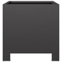 Voir la diapositive 4 : VIDAXL Jardiniere noir 30x30x30 cm acier