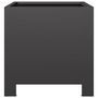 Voir la diapositive 4 : VIDAXL Jardiniere noir 30x30x30 cm acier