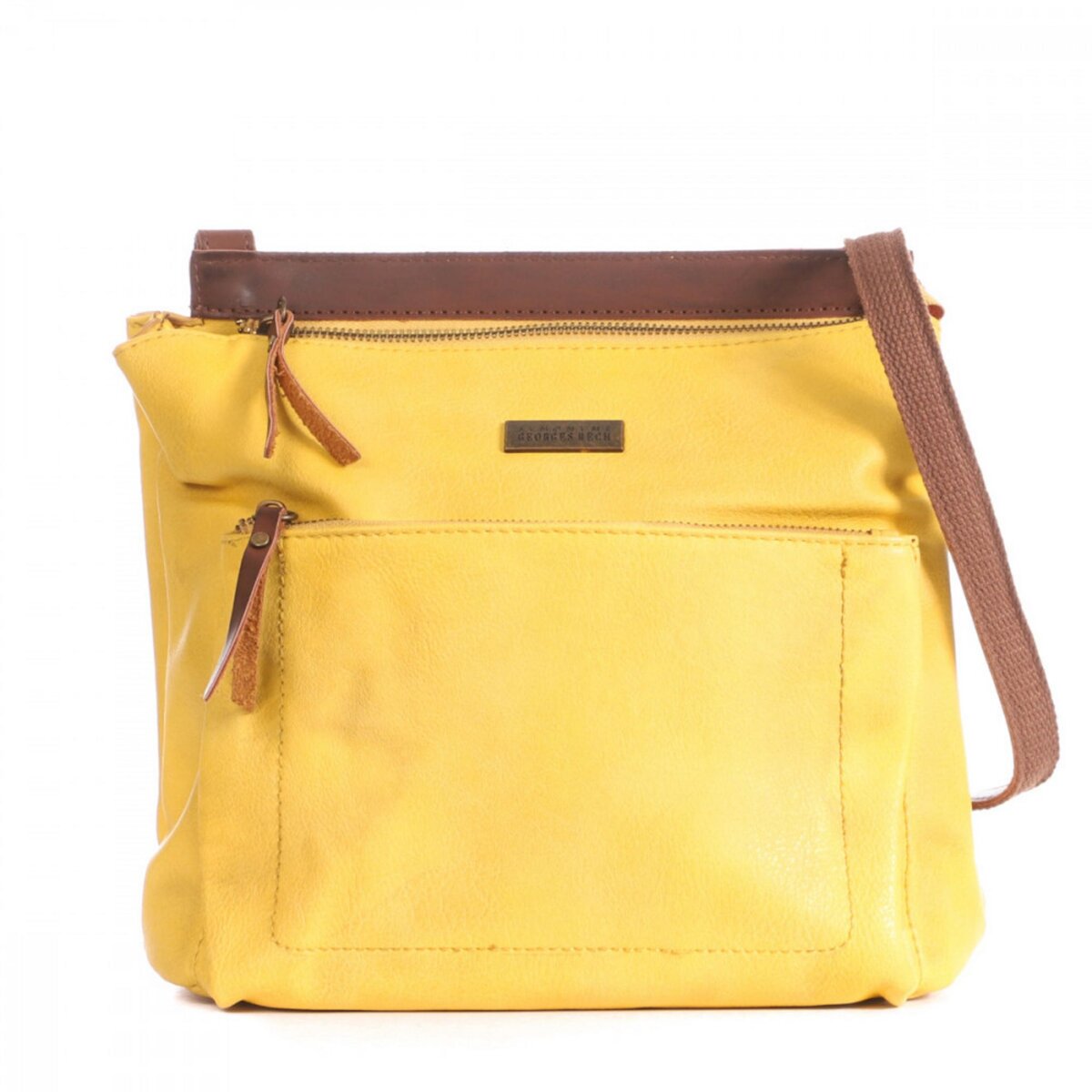 Sac bandoulière shop jaune femme