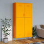 Voir la diapositive 1 : VIDAXL Garde-robe Jaune moutarde 90x50x180 cm Acier